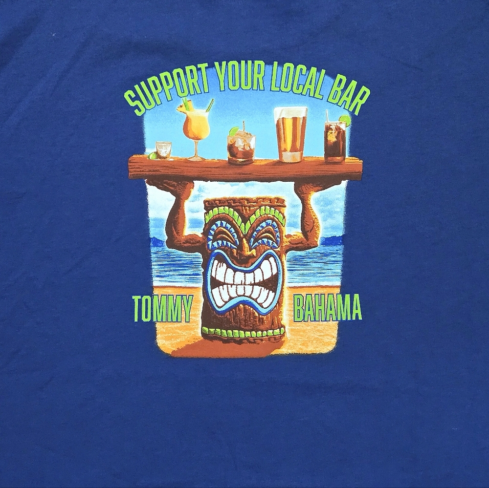 Tommy Bahama "Support Your Local Bar" Graphic Tee👕 - NWT - Picture 10 of 13